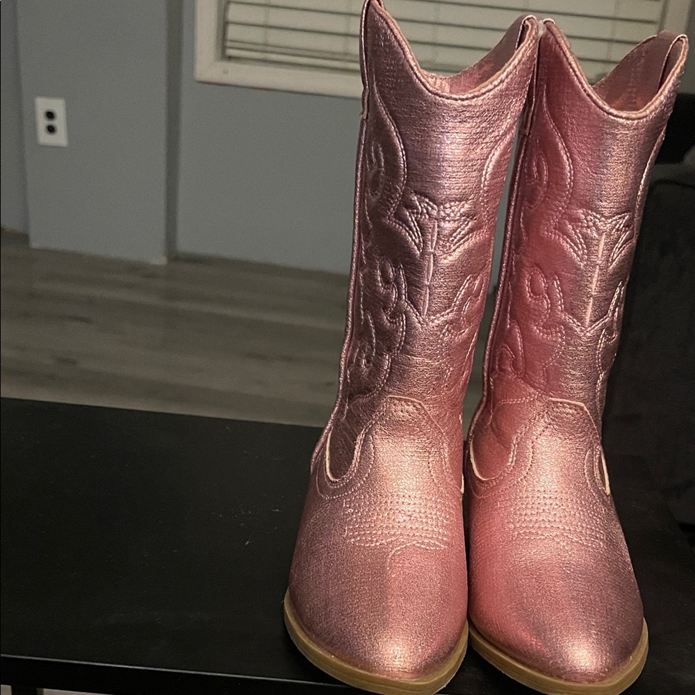Tucker + Tate Pink Kids Western Boots